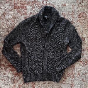 Banana Republic Charcoal Knit Sweater